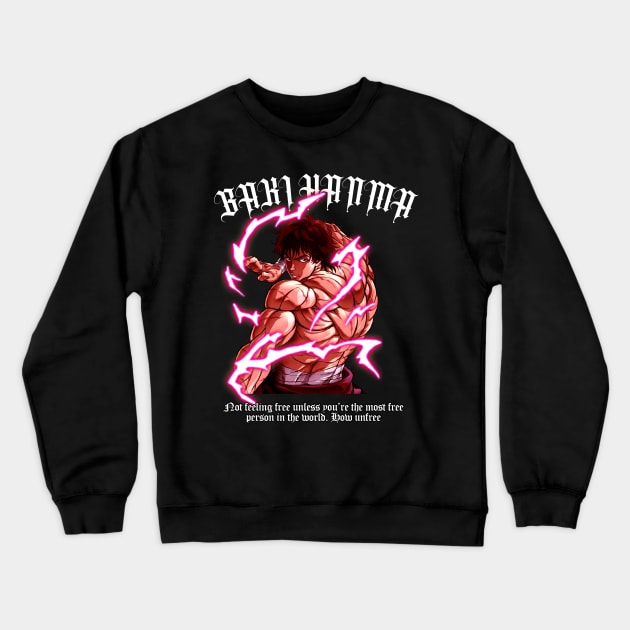 Baki Hanma Crewneck Sweatshirt by WahomeV